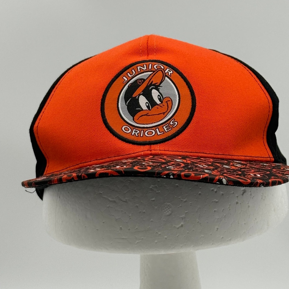 Baltimore Orioles Junior Orioles Dugout Club Hat Orange Black Adjustable Cap